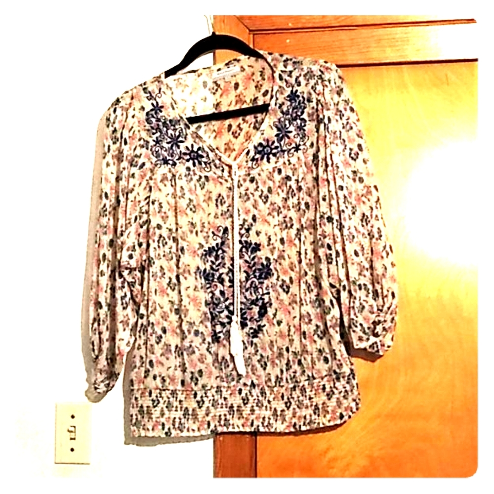 Sheer blouse
